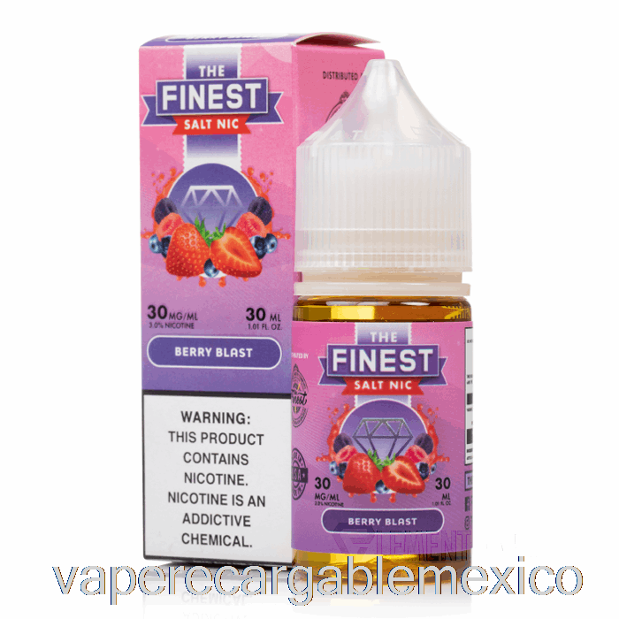 Vape Recargable Berry Blast - La Mejor Edición De Frutas Salt Nic - 30ml 30mg
